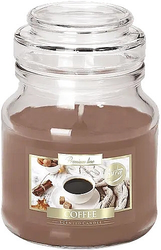 Duftkerze im Glas Kaffee - Bispol Scented Candle Coffee  — Bild N1