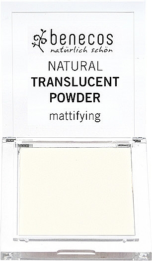 Transparenter mattierender Puder - Benecos Natural Translucent Powder Mission Invisible — Bild N1