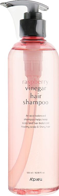 Shampoo mit Himbeeressig - A'pieu Raspberry Vinegar Hair Shampoo — Bild N1