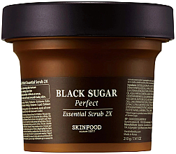 Düfte, Parfümerie und Kosmetik Gesichtspeeling mit schwarzem Zucker - SkinFood Black Sugar Perfect Essential Scrub 2X