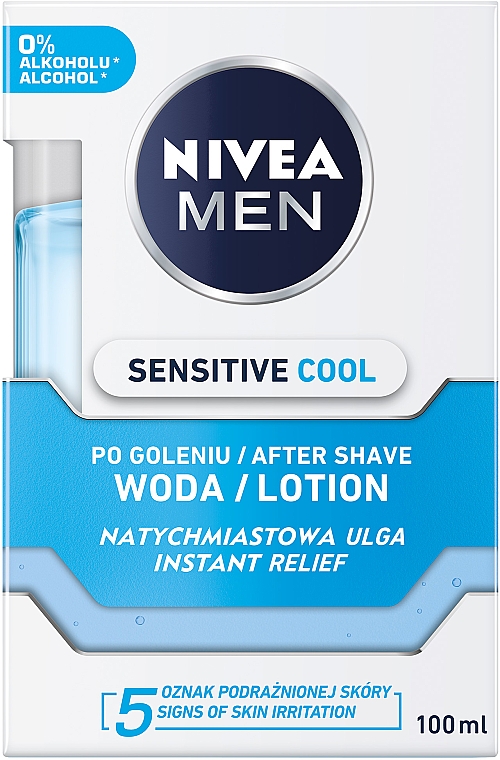 Kühlende After Shave Lotion - NIVEA Men Sensitive Cooling After Shave Lotion — Bild N1