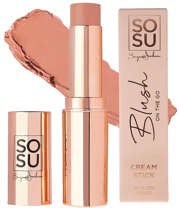 Gesichtsrouge - Sosu Cosmetics Blush On The Go Cream Stick — Bild N2