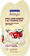 Düfte, Parfümerie und Kosmetik Gesichtsreinigunsmaske mit Tonerde und Apfelessig - Freeman Feeling Beautiful 4-in-1 Apple Cider Vinegar Foaming Clay (Beutel)