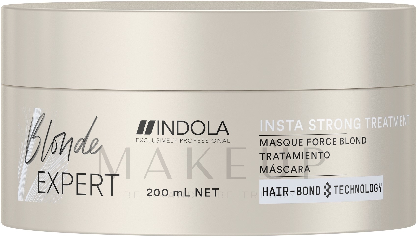 Stärkende Maske für alle Blondtöne - Indola Blonde Expert Insta Strong Treatment — Bild 200 ml