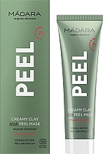 Düfte, Parfümerie und Kosmetik Tonerde-Peeling-Maske mit AHA-Säuren - Madara Cosmetics Peel Creamy Clay AHA Peel Mask