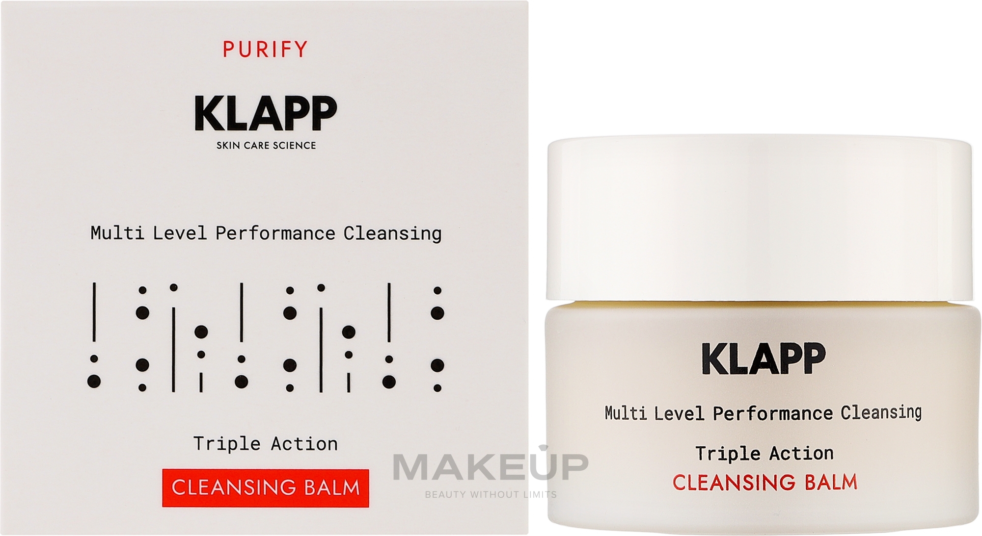 Reinigender Gesichtsbalsam - Klapp Multi Level Performance Triple Action Cleansing Balm — Bild 50 ml