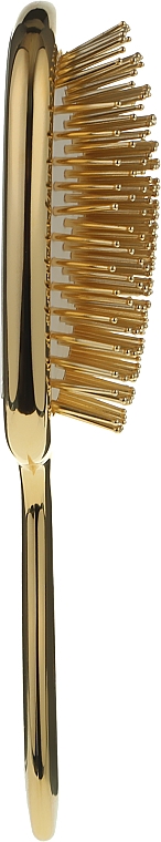 Rechteckige Haarbürste mit Spiegel - Janeke Hairbrush With Mirror Gold — Bild N3