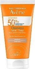 Düfte, Parfümerie und Kosmetik Sonnencreme für das Gesicht mit Tönungseffekt - Avene Cleanance Tinted SPF 50+