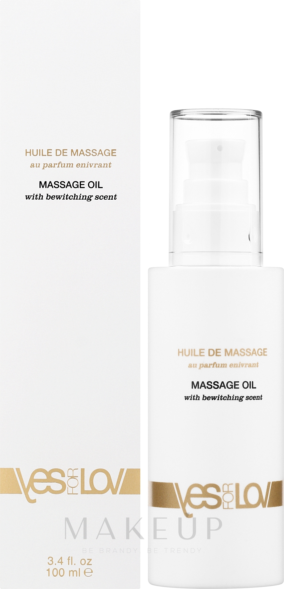 Massageöl für den Körper mit bezauberndem Duft - YESforLOV Bewitching Massage Oil — Bild 100 ml