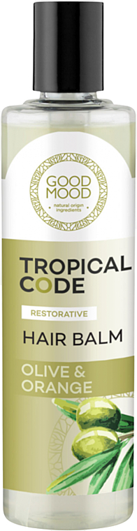 Haarbalsam mit Olivenöl und Orangenblütenextrakt - Good Mood Tropical Code Restorative Hair Balm Olive & Orange — Bild N1
