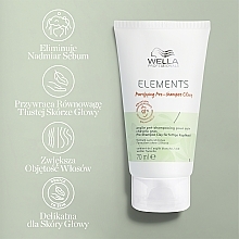 Shampoo für die Kopfhaut mit Kaolinton - Wella Professionals Elements Purifying Pre-shampoo Clay — Bild N2