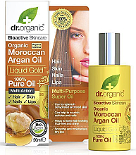 Düfte, Parfümerie und Kosmetik Arganöl für Haut und Haar - Dr. Organic Bioactive Skincare Argan Oil Liquid Gold Pure Oil
