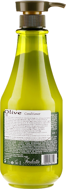 Conditioner mit Olivenöl für trockenes und geschädigtes Haar - Frulatte Olive Conditioner Dry & Damaged — Bild N2