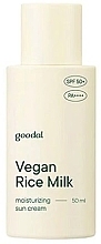 Düfte, Parfümerie und Kosmetik Sonnenschutzcreme für das Gesicht - Goodal Vegan Rice Milk Moisturizing Sun Cream SPF50+ PA++++