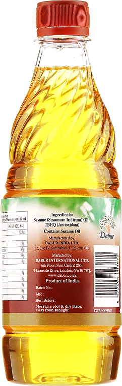 Sesamöl 500 ml - Dabur Vatika Sesame Oil — Foto N2