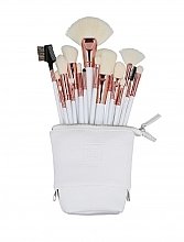 Düfte, Parfümerie und Kosmetik ILU Basic Mu White Makeup Brush Set - ILU Basic Mu White Makeup Brush Set