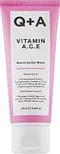Düfte, Parfümerie und Kosmetik Multivitamin-Gesichtsmaske - Q+A Vitamin A.C.E. Warming Gel Mask