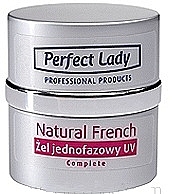 Düfte, Parfümerie und Kosmetik UV Einphasiges Aufbaugel Natural French - Perfect Lady Natural French