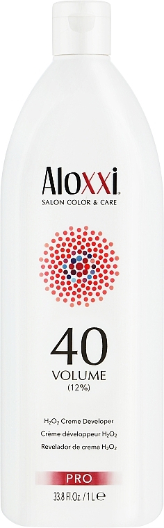 Creme-Oxidationsmittel für das Haar 12% - Aloxxi 40Volume Creme Developer — Bild N2