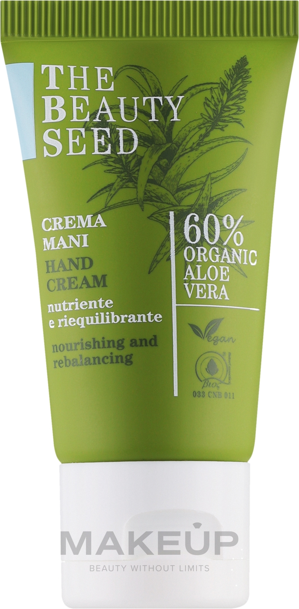 Handcreme - Bioearth The Beauty Seed Nourishing & Rebalancing Hand Cream  — Bild 30 ml