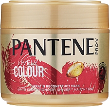 Intensive Haarmaske Farbschutz und Glanz - Pantene Pro-V Lively Colour — Bild N1