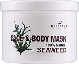 Düfte, Parfümerie und Kosmetik Glättende und tonisierende Körper- und Gesichtsmaske mit Algenextrakt - Hristina Cosmetics Face & Body Mask Seaweed