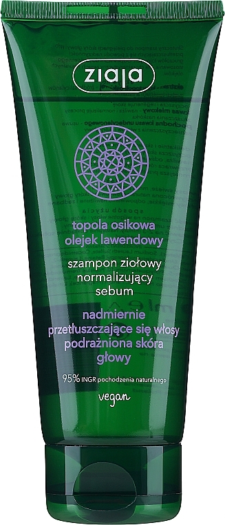 Kräutershampoo zur Normalisierung der Talgproduktion - Ziaja Shampoo