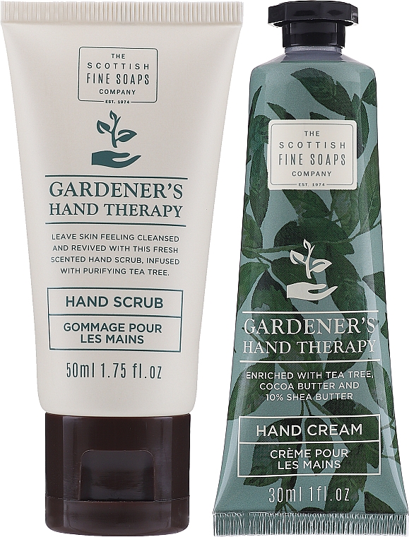 Handpflegeset - Scottish Fine Soaps Gardeners Therapy Hand Care Duo (Handpeeling 50ml + Handcreme 30ml) — Bild N2