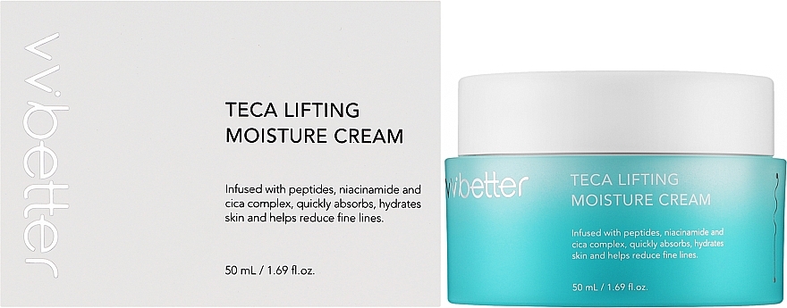 Feuchtigkeitsspendende Gesichtscreme mit Peptiden - Vvbetter Teca Lifting Moisture Cream — Bild N2