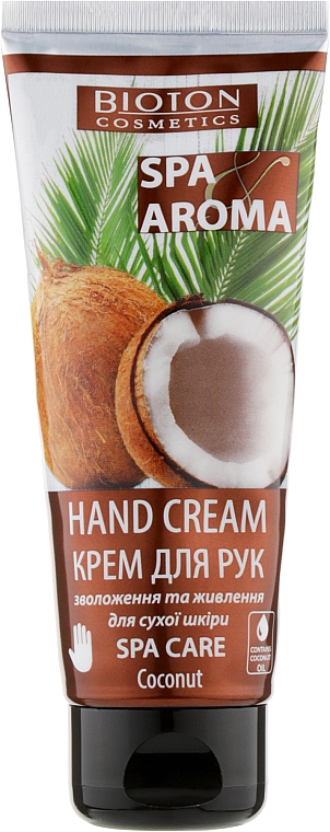Handcreme mit Kokosnussöl Spa Pflege - Bioton Cosmetics Spa & Aroma Coconut Hand Cream — Bild N1