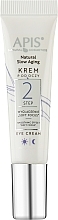 Düfte, Parfümerie und Kosmetik Augencreme - APIS Professional Natural Slow Aging Eye Cream Step 2 Smoothing Effect Soft Focus