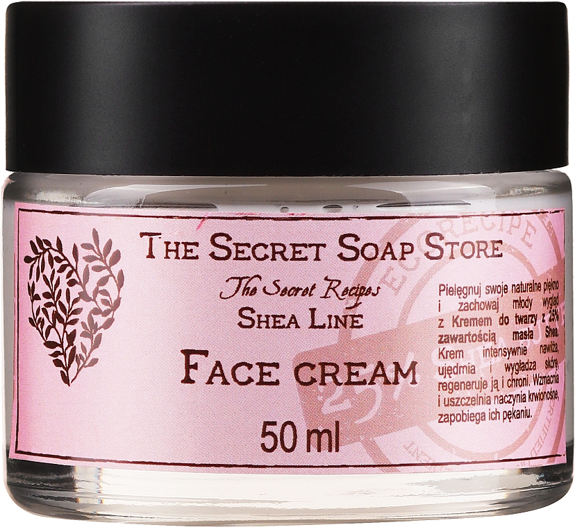 Gesichtscreme für Tag und Nacht mit 25% Sheabutter - Soap&Friends Shea Line Face Cream — Bild N1