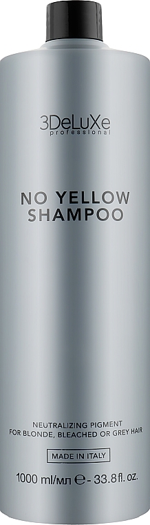 Shampoo gegen Gelbstich - 3DeLuXe No Yellow Shampoo — Bild N1