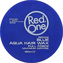 Düfte, Parfümerie und Kosmetik Aquawax für das Haar extra starker Halt - RedOne Aqua Hair Wax Blue