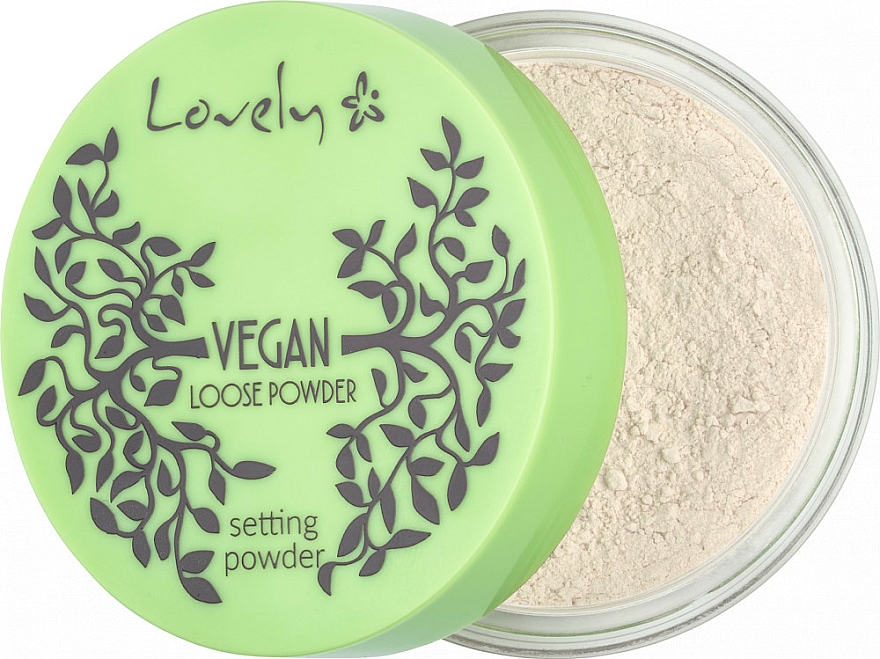 Veganer loser Gesichtspuder transparent - Lovely Vegan Loose Powder Setting Powder — Bild N2