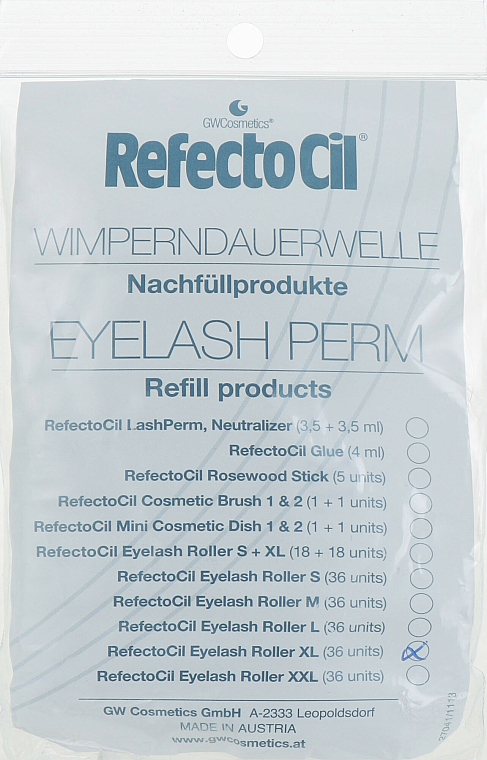 Rollen für Wimperndauerwelle XL - RefectoCil — Bild N1