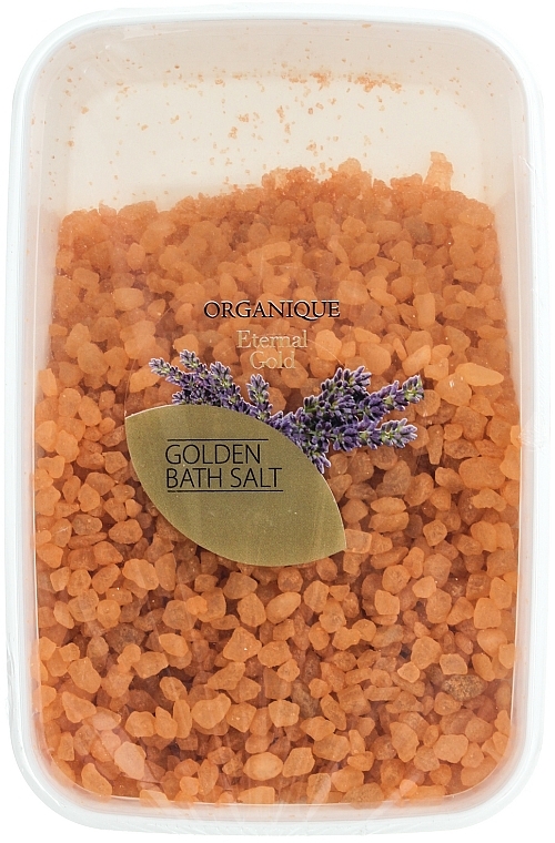 Entspannendes und beruhigendes Badesalz - Organique Bath Salt Golden — Bild N1