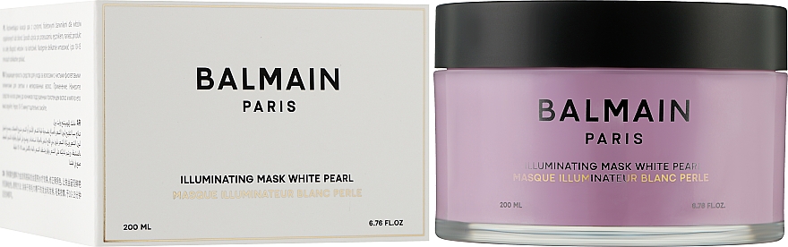 Aufhellende Maske für Blondinen - Balmain Paris Illuminating Mask White Pearl — Bild N2