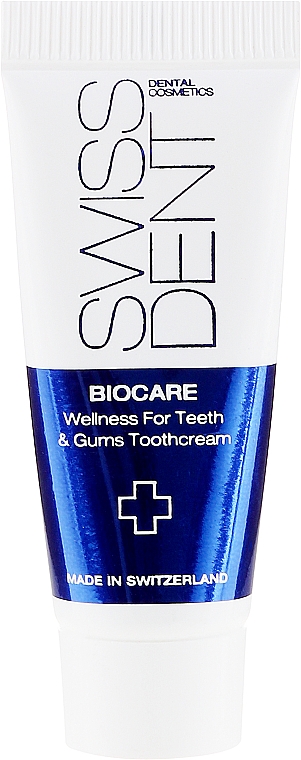 Stärkende und schützende Zahnpasta Biocare - SWISSDENT Biocare Wellness For Teeth And Gums Toothcream — Bild N1