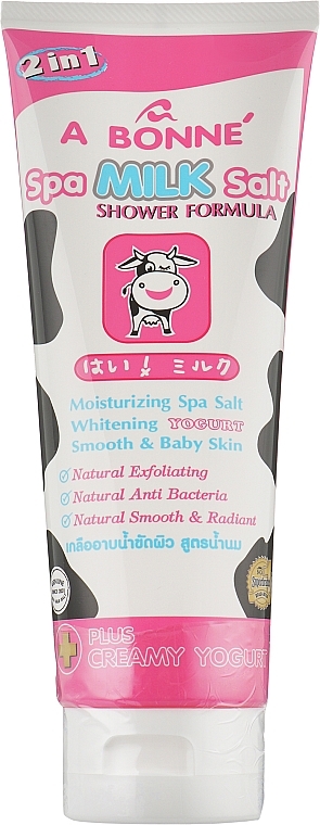 Duschsalz-Peeling - A Bonne Shower Cream Whitening Milk — Bild N1