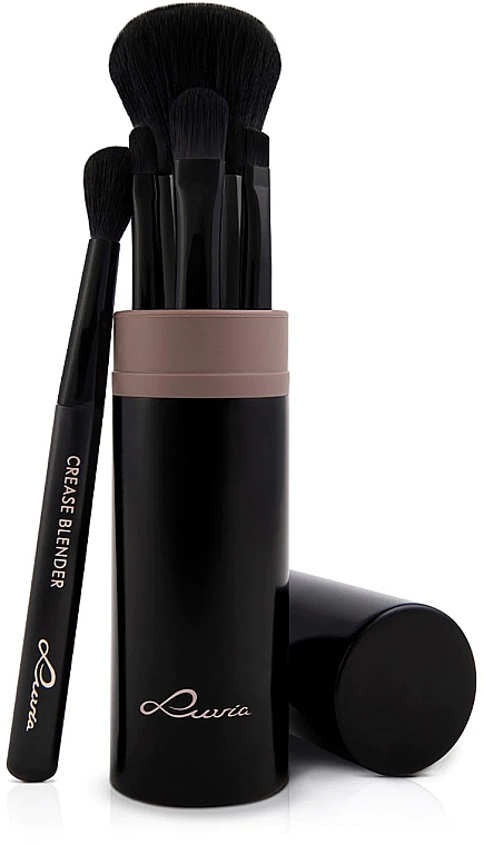 Klassiker aus 2024 Luvia Cosmetics Espresso Travel Pinselset 5-tlg. - Make-up Set Brush