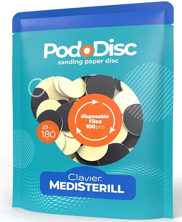 Ersatzscheiben für Pediküre-Disk L 180/25 mm - Clavier Medisterill PodoDisc — Bild N1