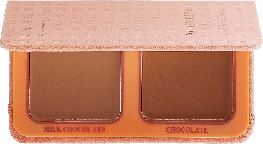 Gesichtsbronzer - Makeup Revolution Maffashion Milky Chocolate Way Cream Bronzer Duo — Bild N1