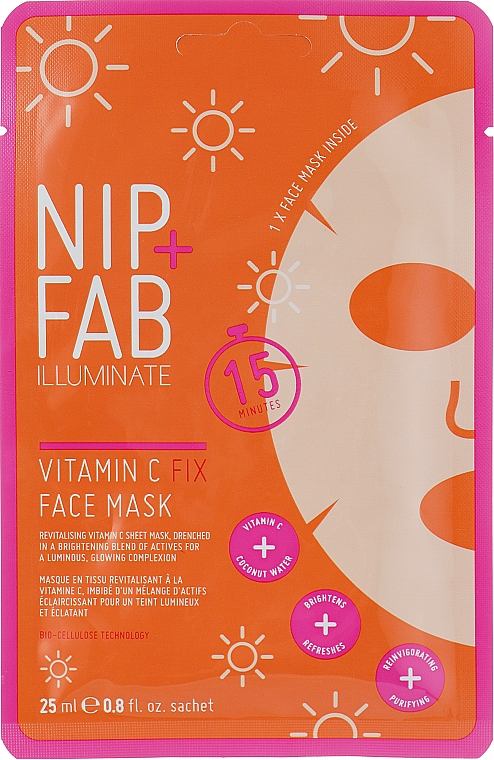 Gesichtsmaske mit Vitamin C - NIP + FAB Vitamin C Fix Face Mask — Bild N1