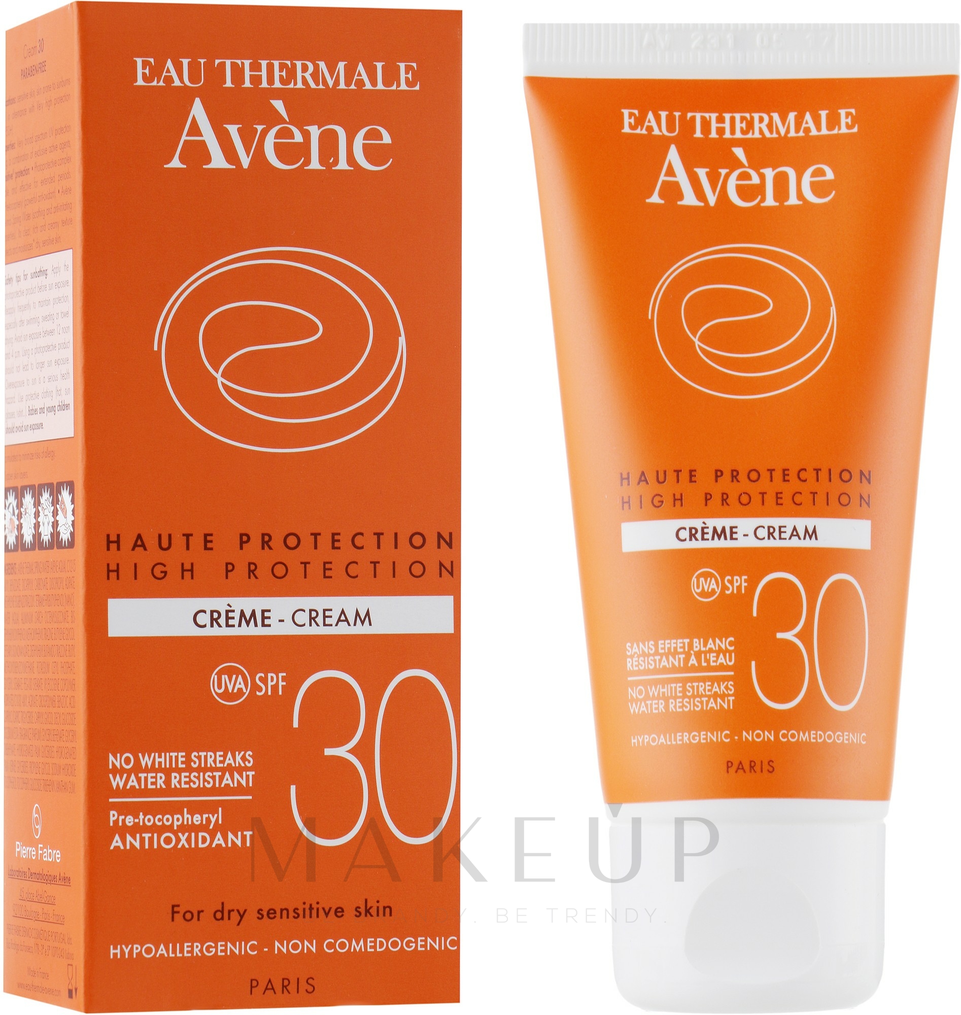 Sonnenschutzcreme für das Gesicht SPF 30 - Avene Sun High Protection Cream SPF 30 — Bild 50 ml