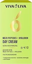 Tagescreme für das Gesicht - Viva Oliva Mezo Peptides + Hyaluron Day Cream Ultra Moisturizing SPF 15 — Bild N2