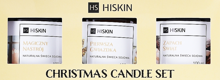 Kerzenset - HiSkin Christmas Set (Kerze 3x100ml)  — Bild N1