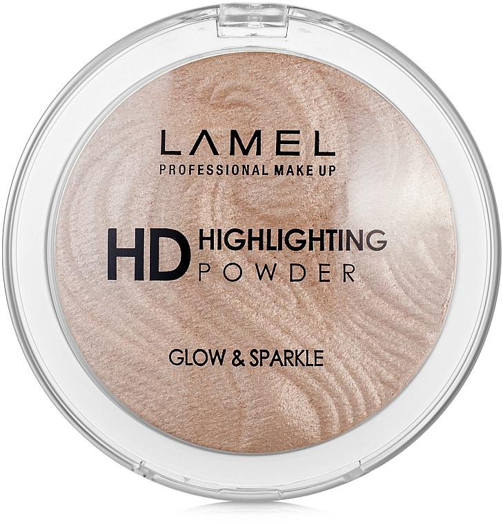 Highlighter-Puder für das Gesicht - LAMEL Make Up HD Highlighting Glow & Sparkle Powder — Bild N1