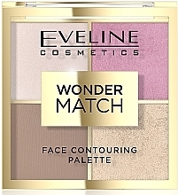 Düfte, Parfümerie und Kosmetik Eveline Cosmetics Wonder Match Face Contouring Palette  - Eveline Cosmetics Wonder Match Face Contouring Palette