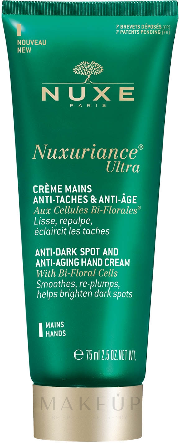 Anti-Aging Handcreme gegen Pigmentflecken - Nuxe Nuxuriance Ultra Anti-Dark Spot and Anti-Aging Hand Cream — Bild 75 ml